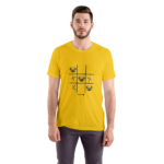 camiseta de pug jogo da velha