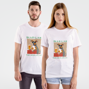 camiseta cachorro brasileiro caes cerveja e relax