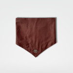 bandana de cachorro marrom