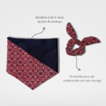 bandana cachorro estampa paisley a