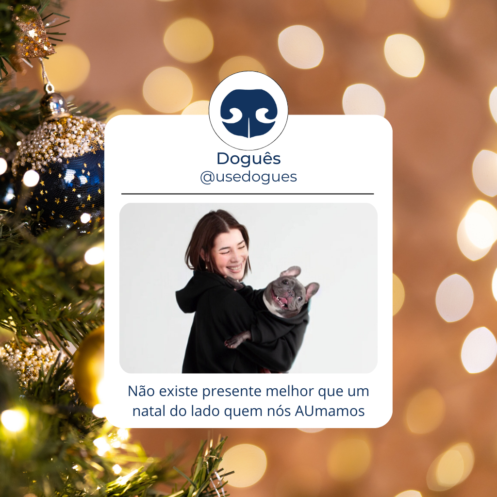 presente de natal para quem gosta de cachorro